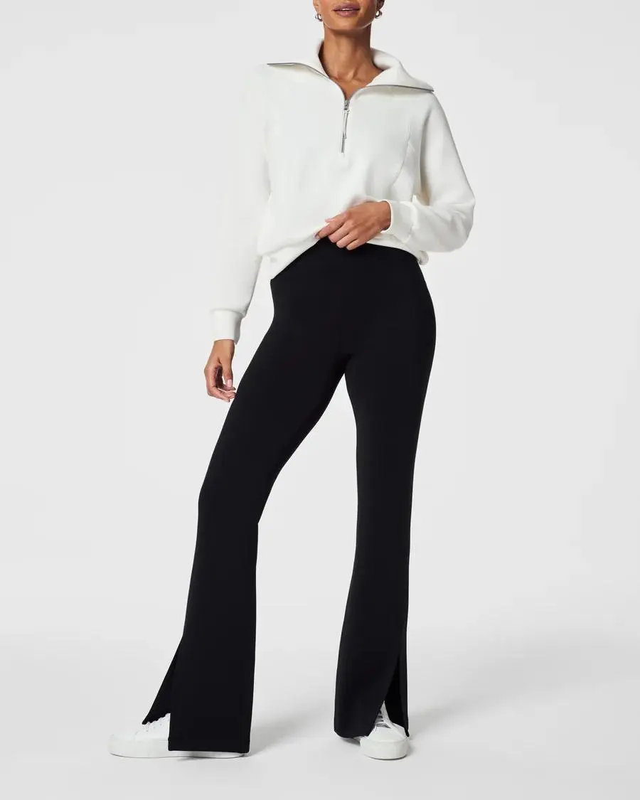 Slim Flare Pant With Front Slit