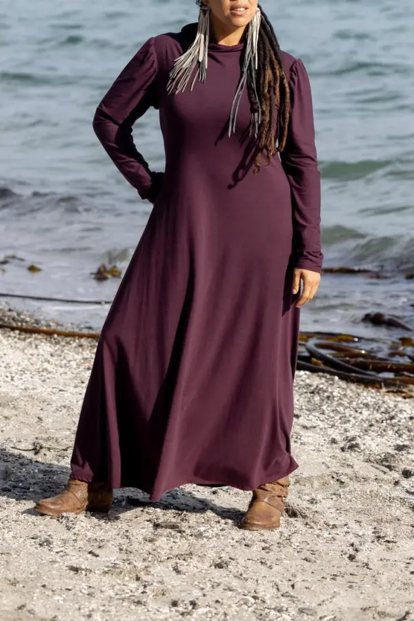 Vivienne Dress - Aubergine