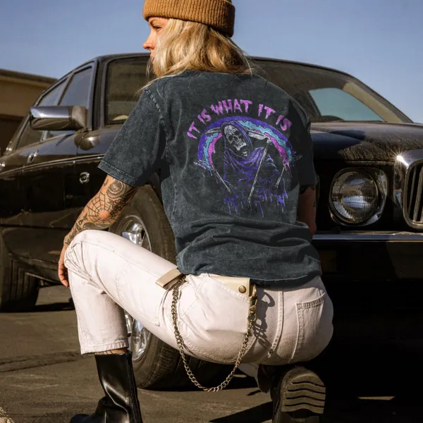 It Is What It Is Print Women's T-shirt