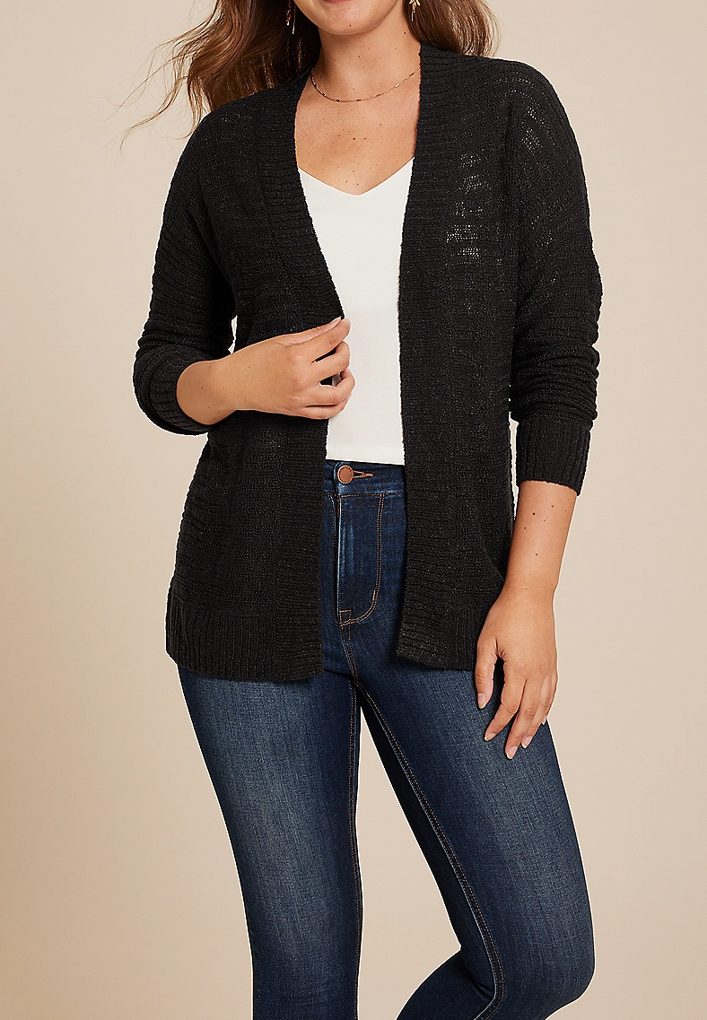 Open Front Cardigan