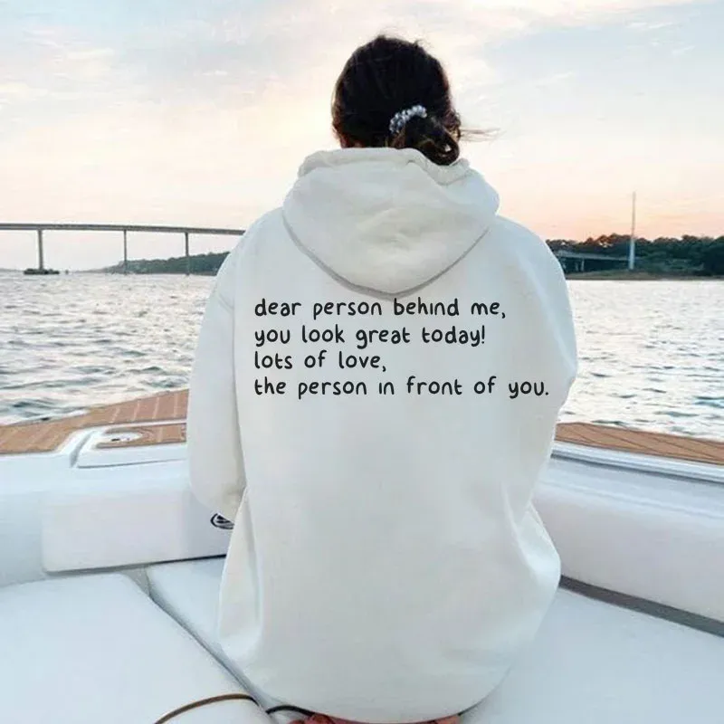 Dear Person Behind Me Women's Hoodie