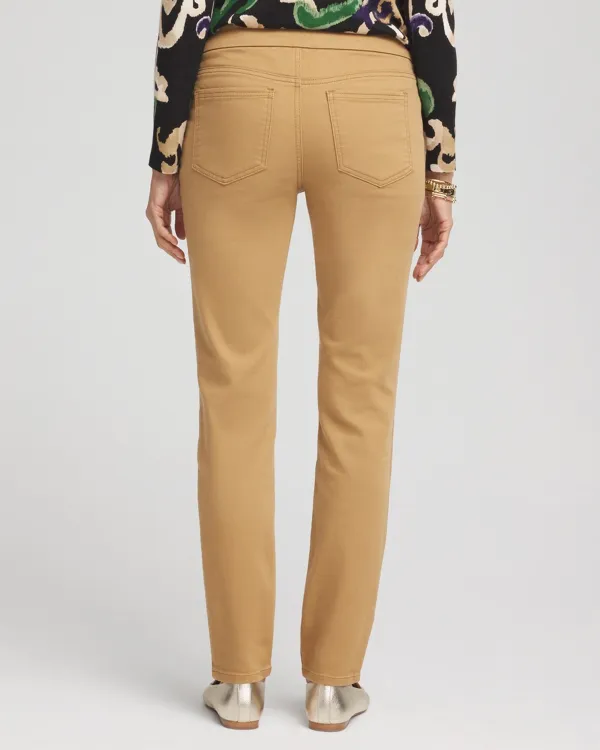 High Waisted Slim Fit Trousers