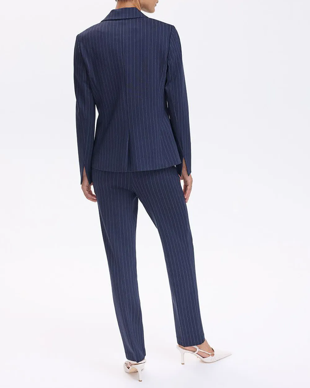 Fitted One-Button Blazer - The Modern Stretch