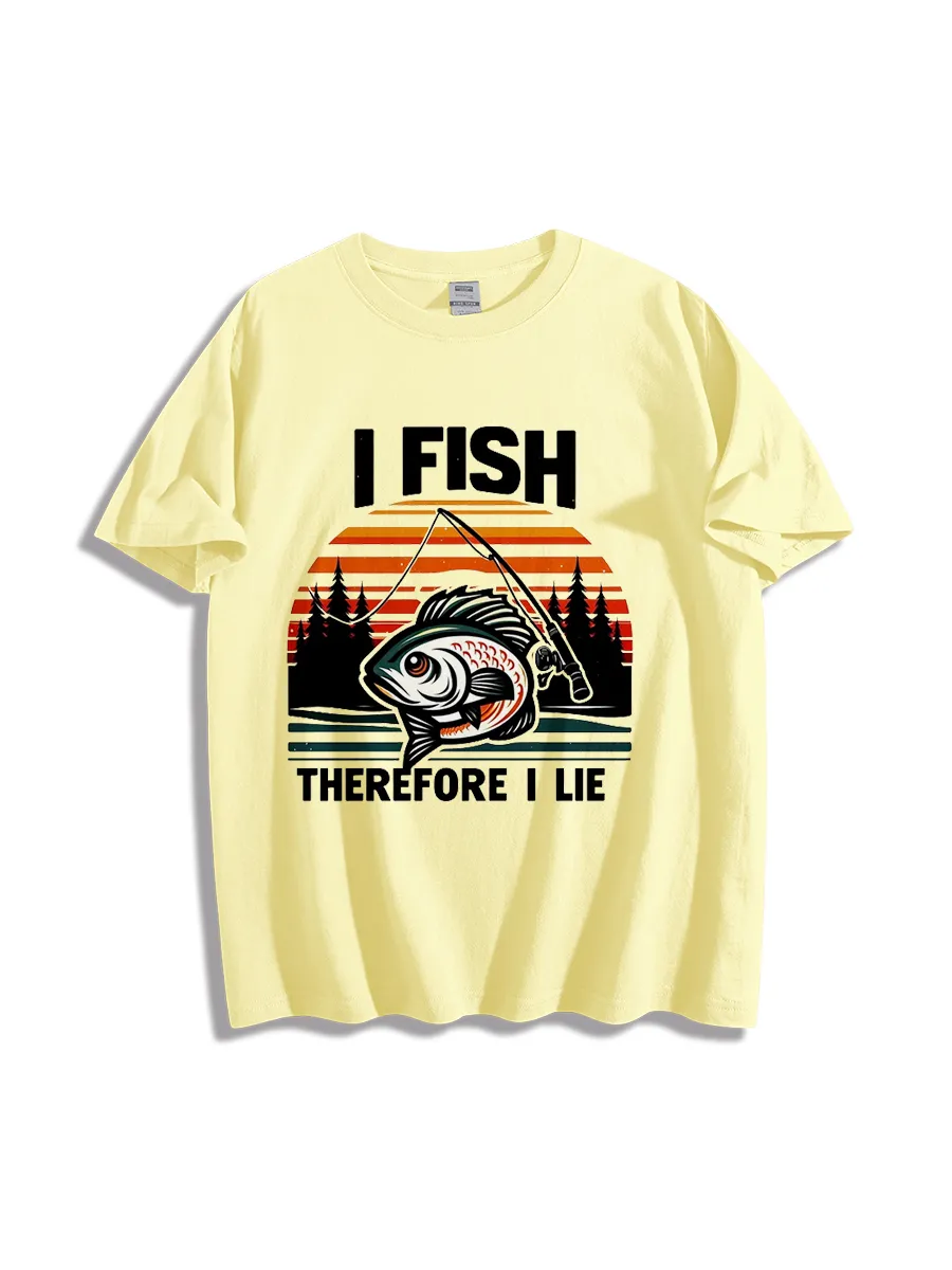 I Fish, Therefore I Lie T-Shirt