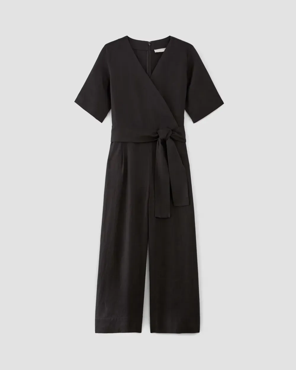 The Wrap Jumpsuit in Linen