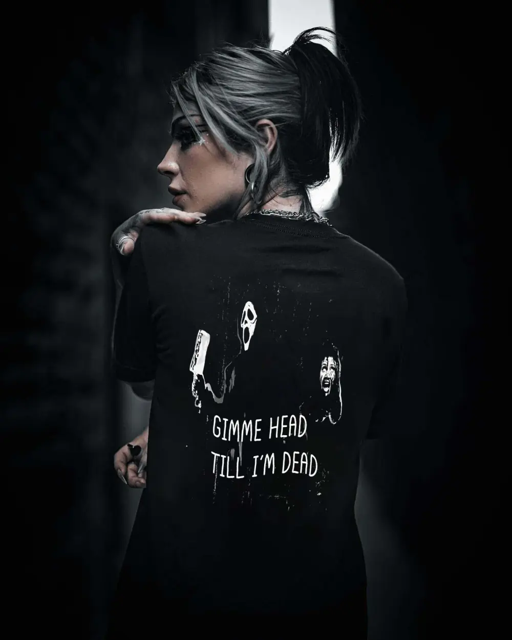 Gimme Head Till I'm Dead Printed Women's T-shirt