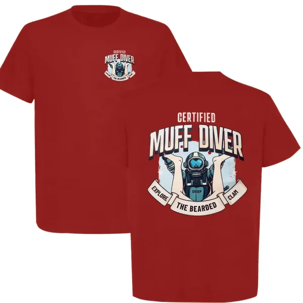 Certified Muff Diver Printed Men's T-shirt