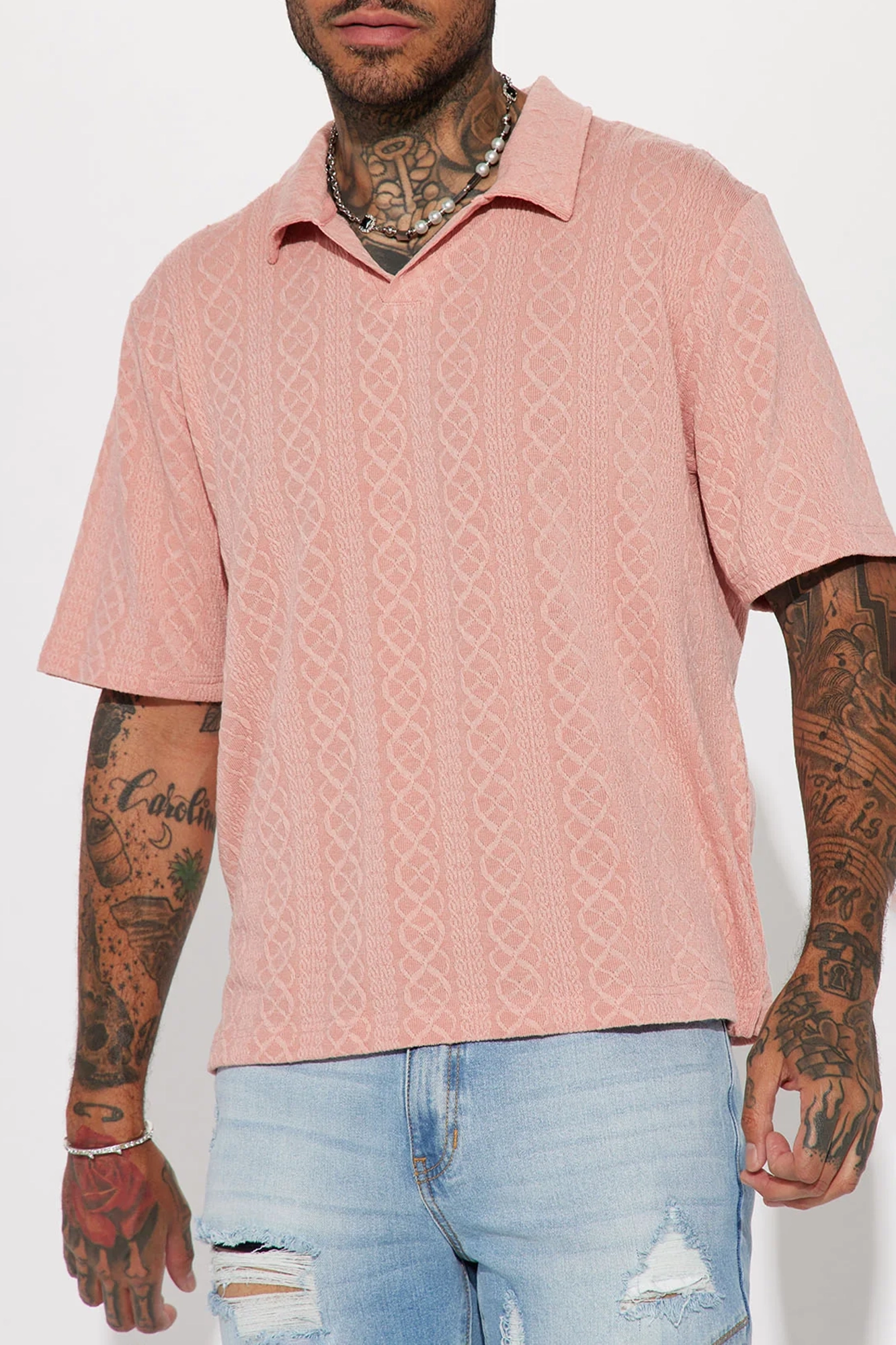 Zig Zag Road Short Sleeve Polo