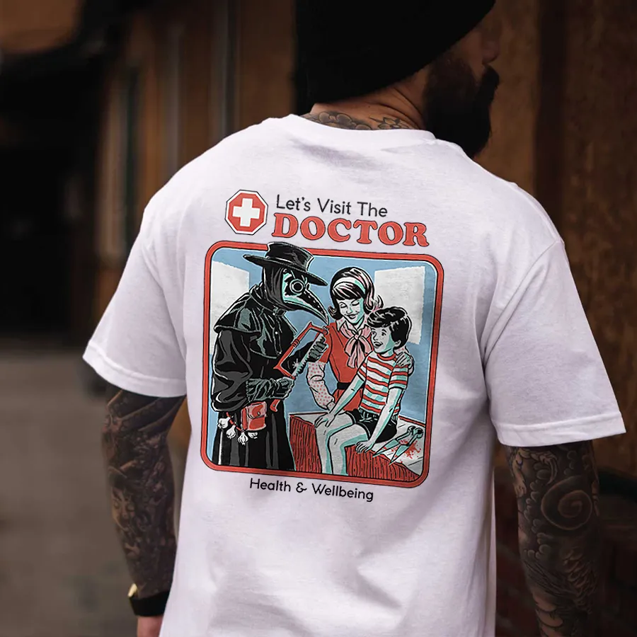 Let's Visit The Doctor Health & Wellbeing Printed Men's T-shirt