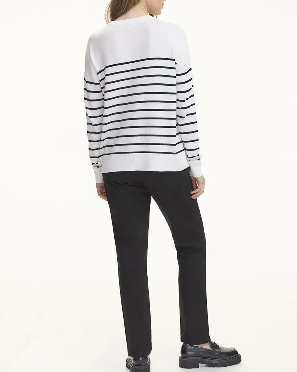 Long-Sleeve Crew-Neck Sweater