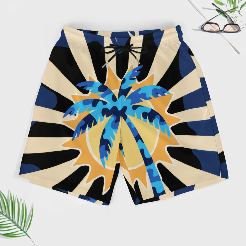 Coconut Tree Sun Beach Sports Beach Shorts