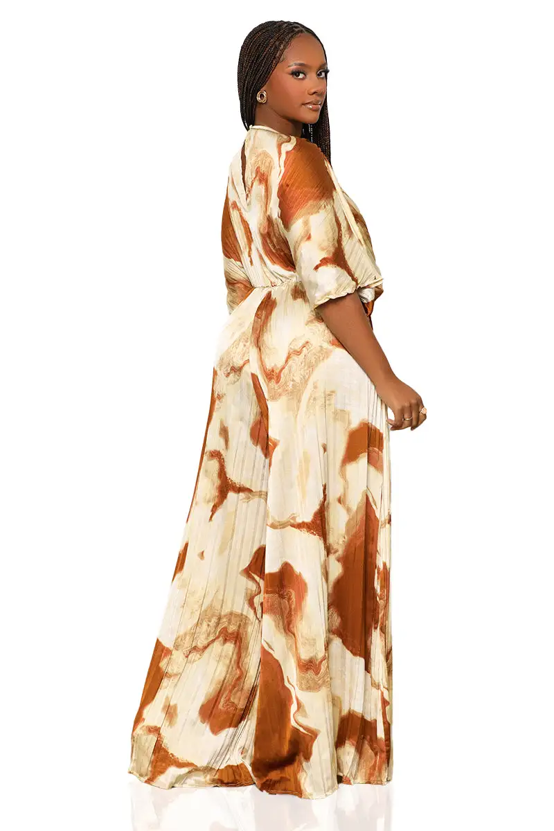 Caramel Sunday Marble Jumpsuit