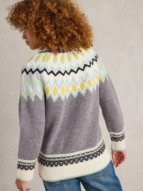 SUNSET FAIRISLE WOOL JUMPER