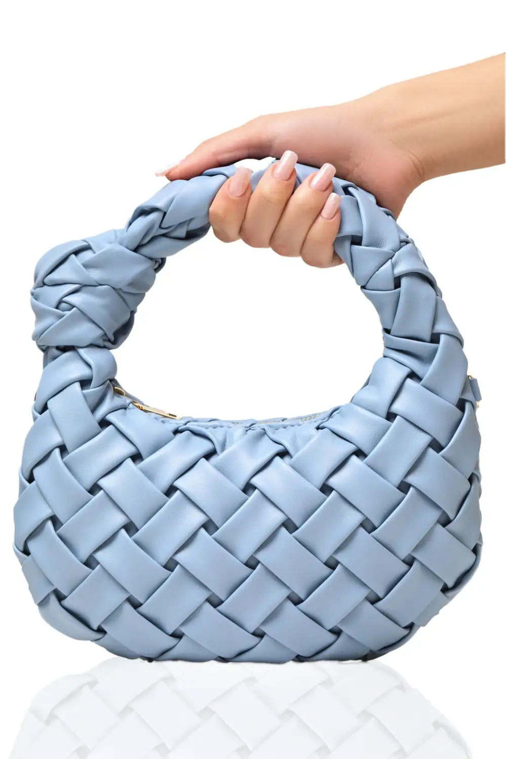Nadia Woven Bag (Light Blue)