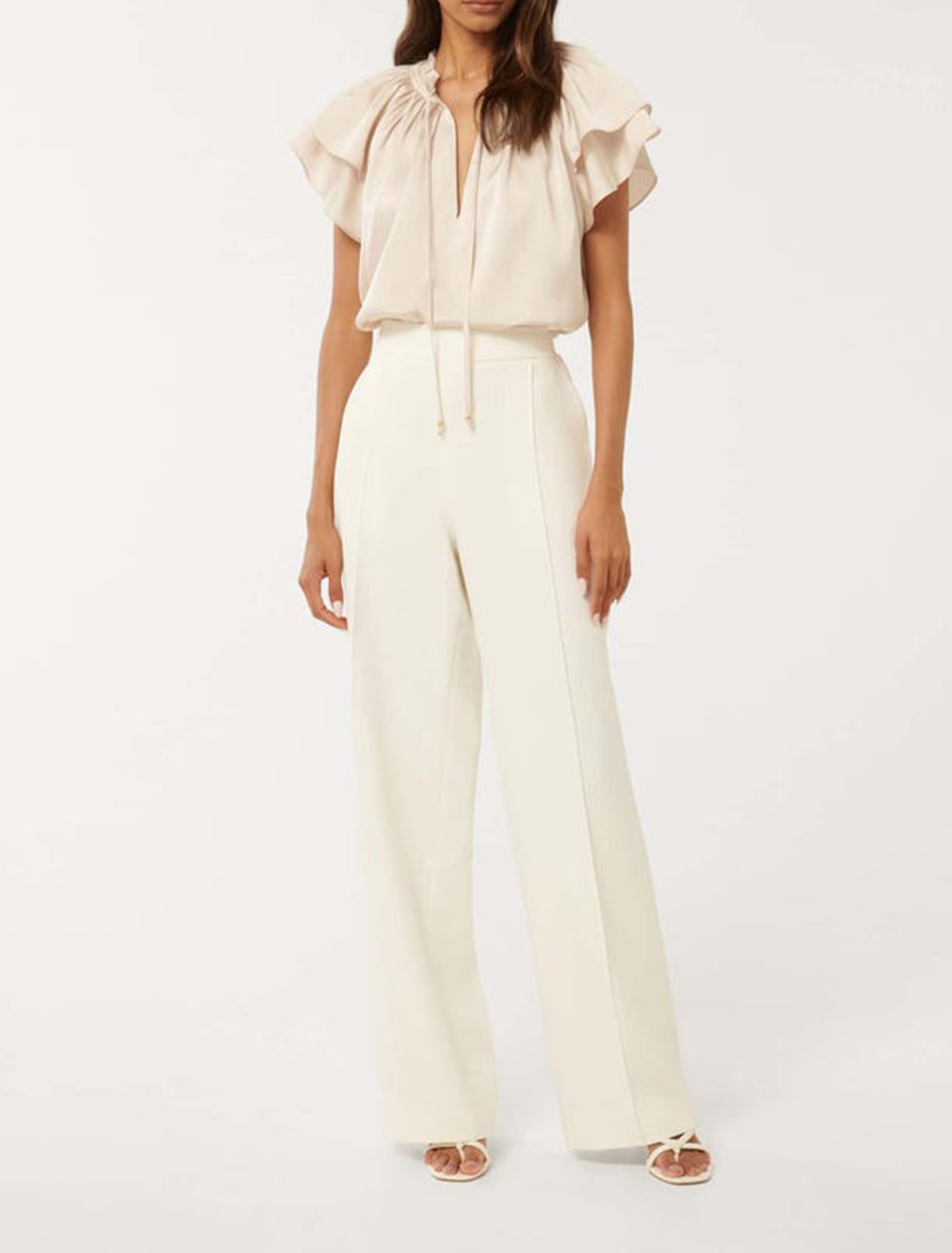 Mila Petite Wide-Leg Pants