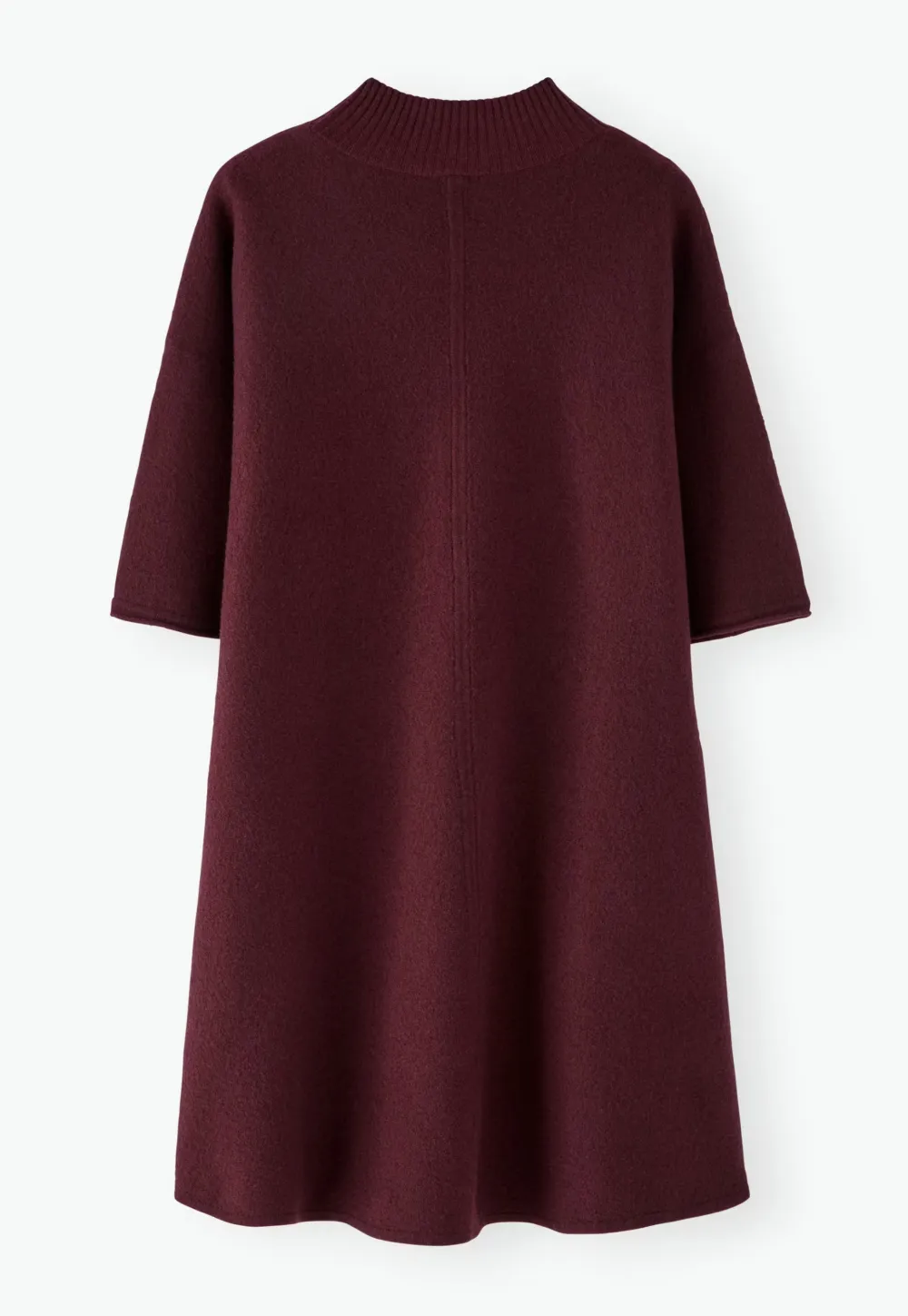 Short knitted dress
Boiled wool