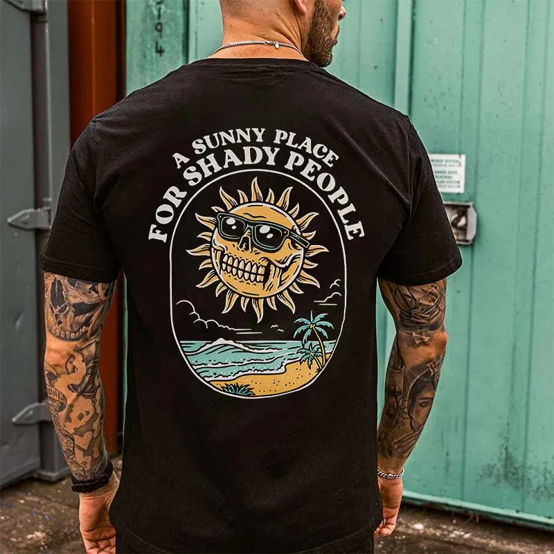 A Sunny Place Printed Men's T-shirt