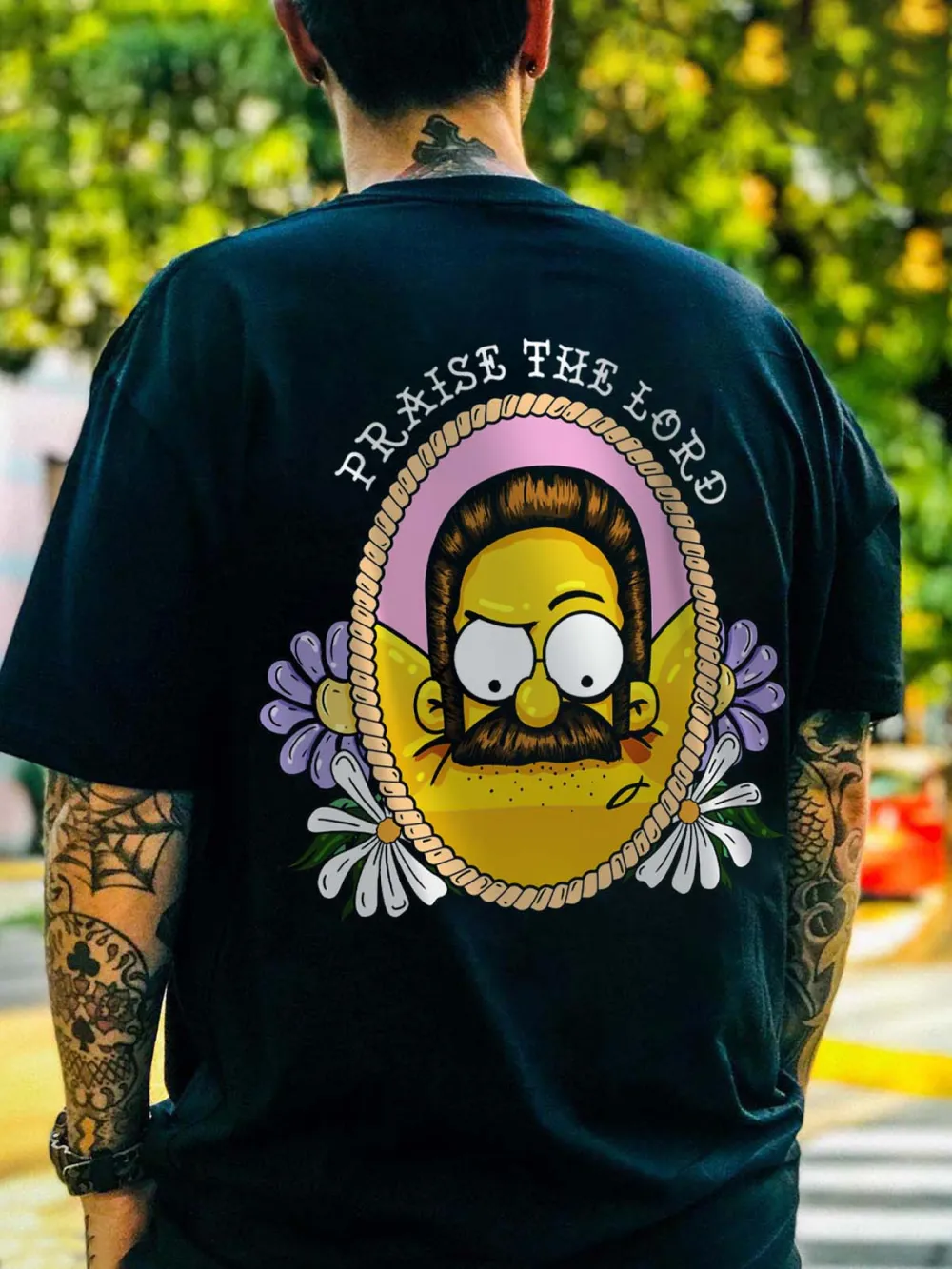 Praise The Lord Printed Men's T-shirt