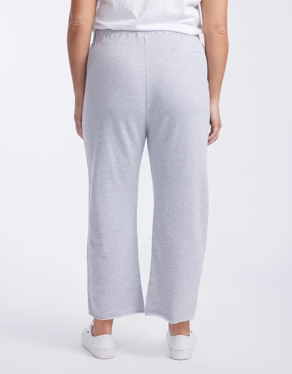 Raw Edge Lounge Pant - Grey Marle