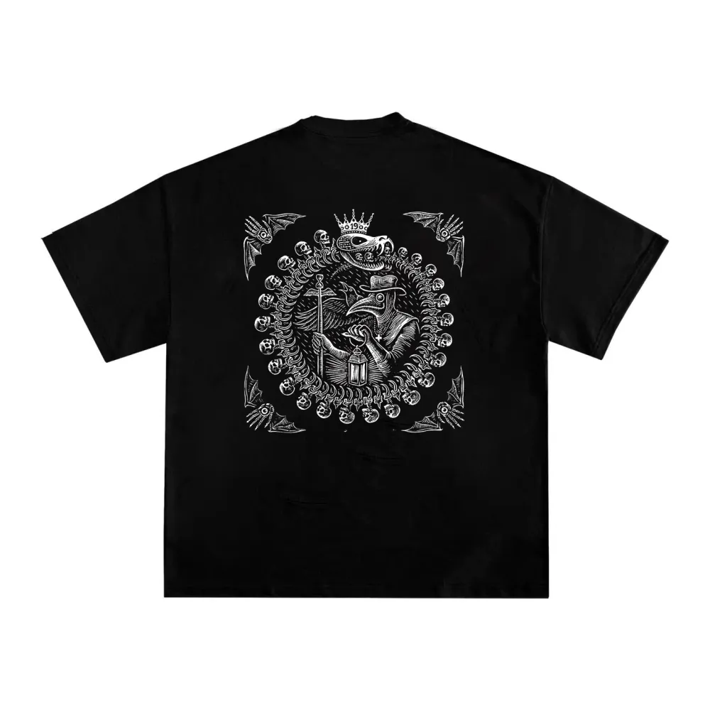 Plague Doctor Friend Printed Men's T-shirt