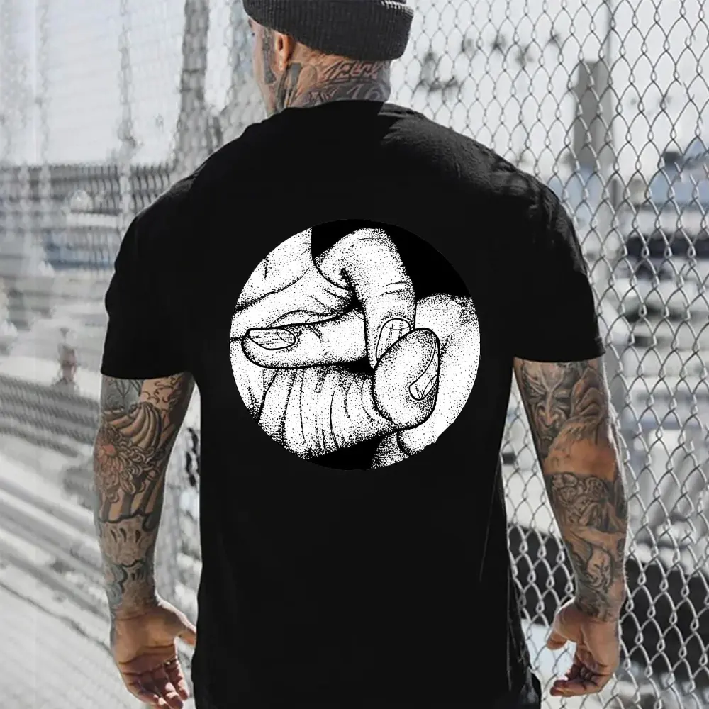 Gesture Graphic Printed Men's T-shirt