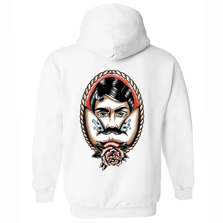 Vintage Rose Print Men's Hoodie