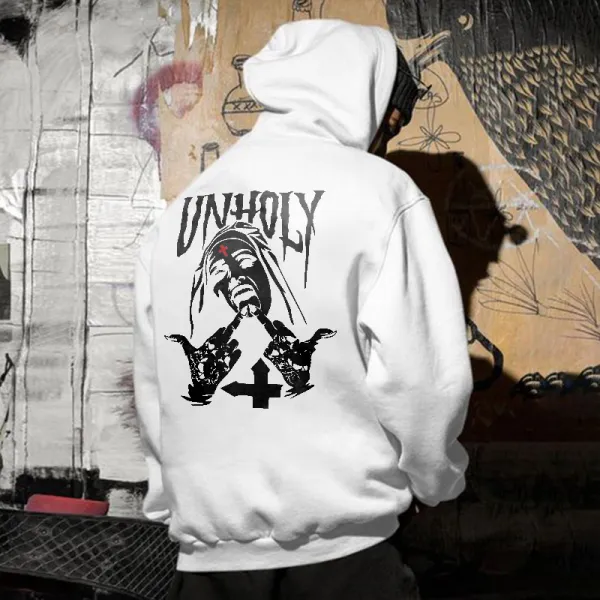 Unholy Nuns Printed Men's Hoodie