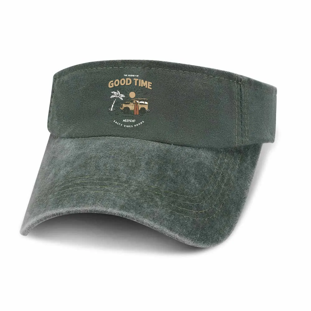Good Time Weekend Salty Vibes Goods Printed A Leaky Cowboy Hat