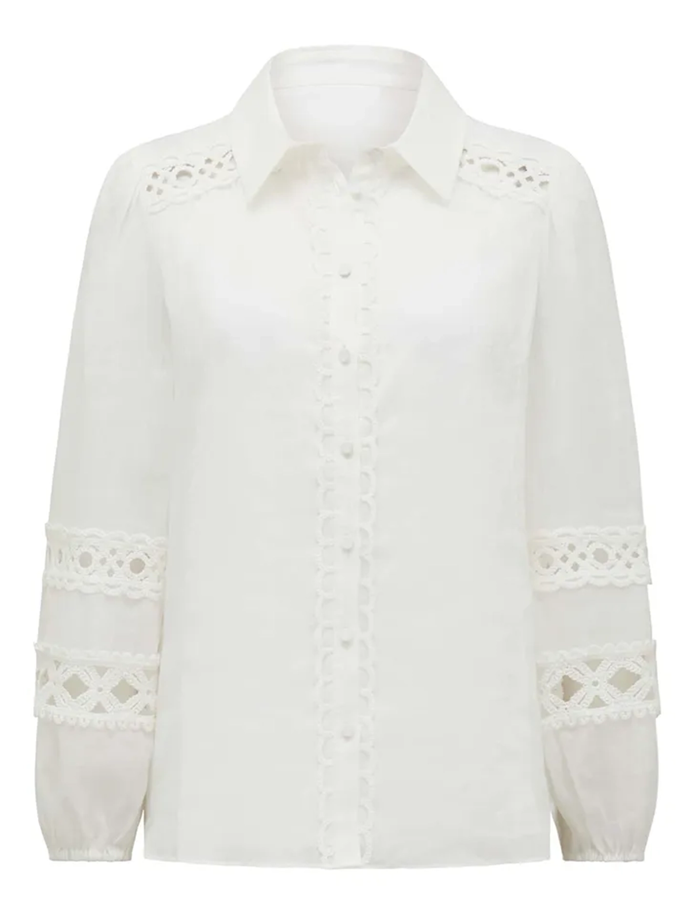 Carina Crochet Trim Shirt