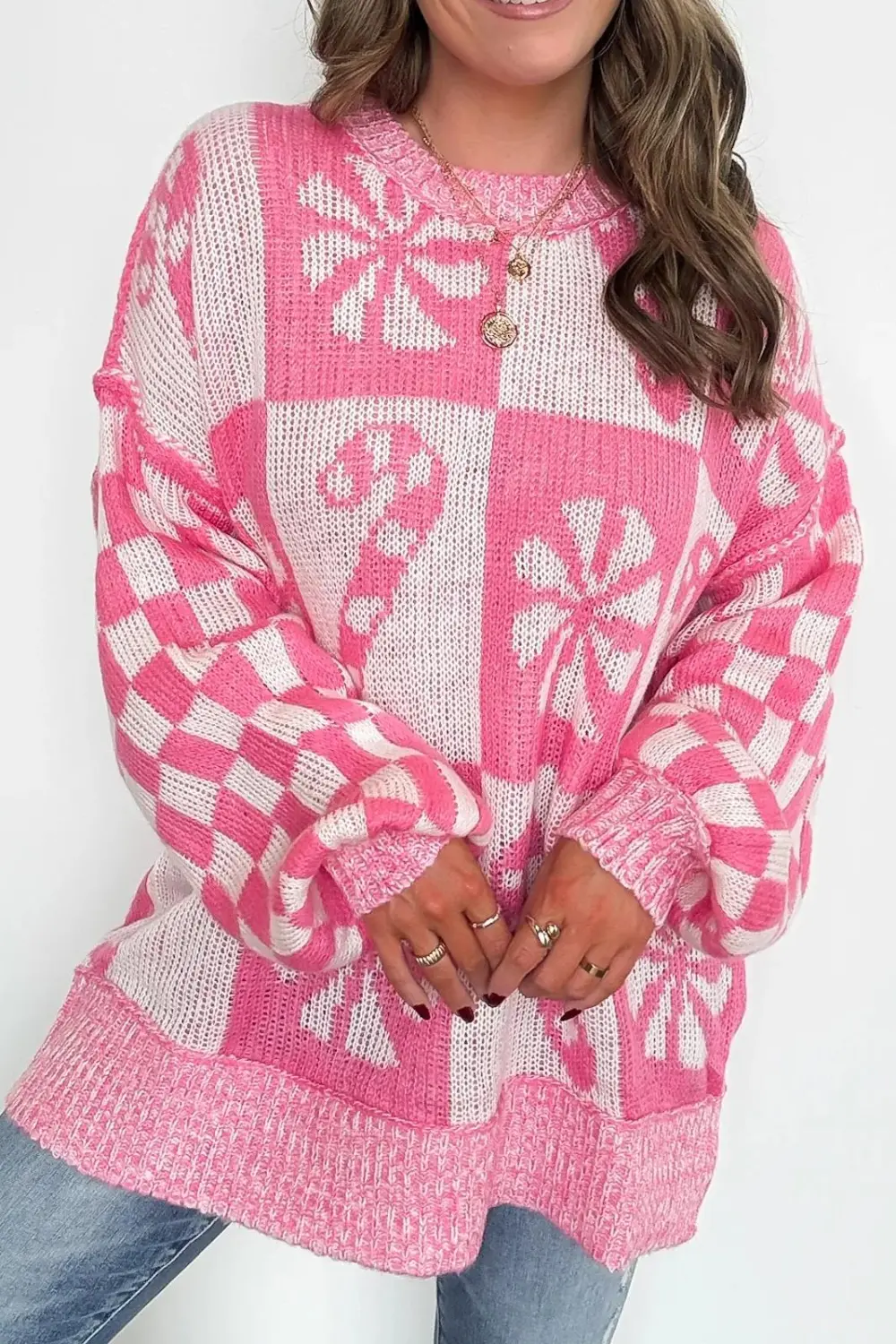 Peppermint Twist Knit Sweater