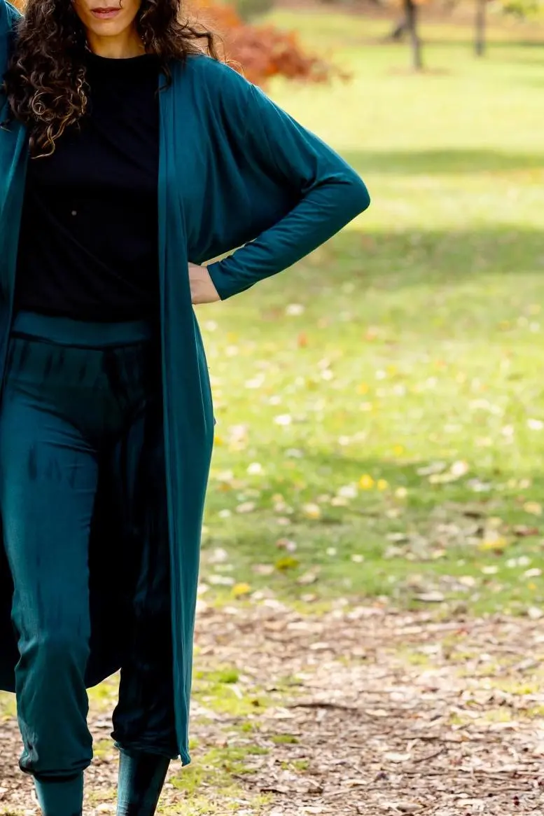 Emergence Robe - Dark Teal Green