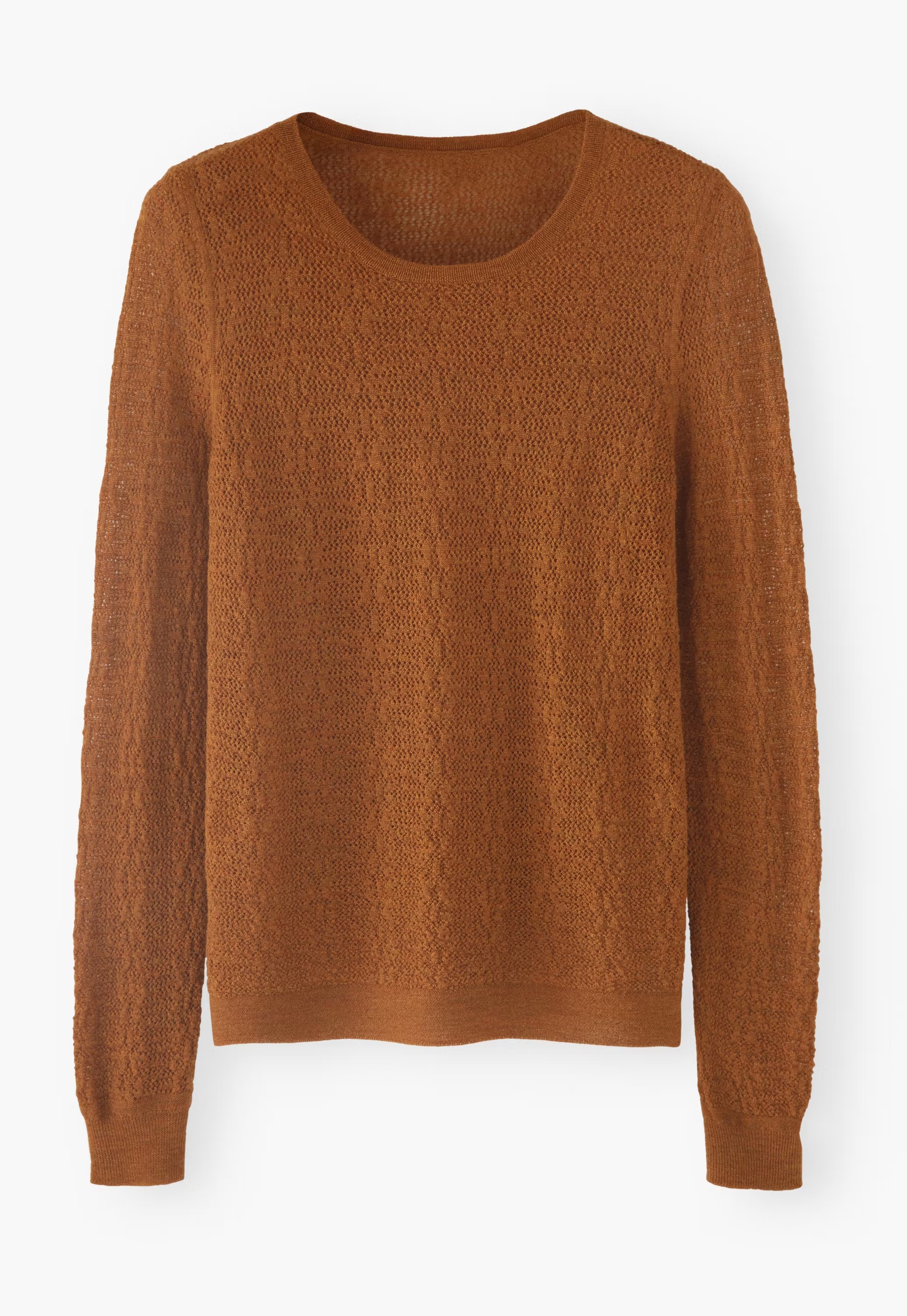 Lace-knit sweater
Merino wool