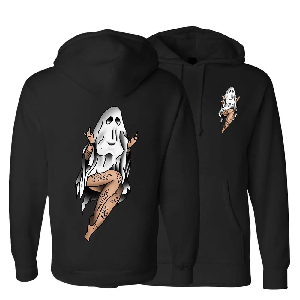 The Woman Under The Sheets Printed Men's Hoodie