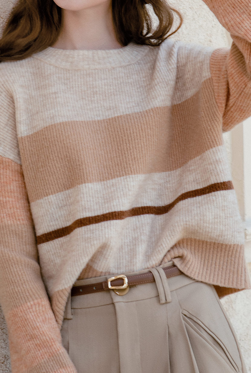 Brianna Mohair Sweater - Camel