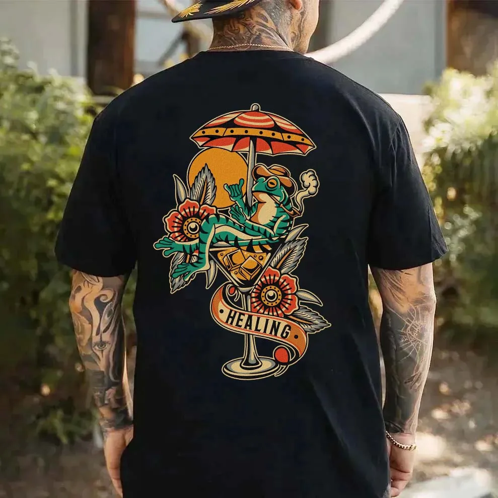 Healing Printed Men's T-shirt