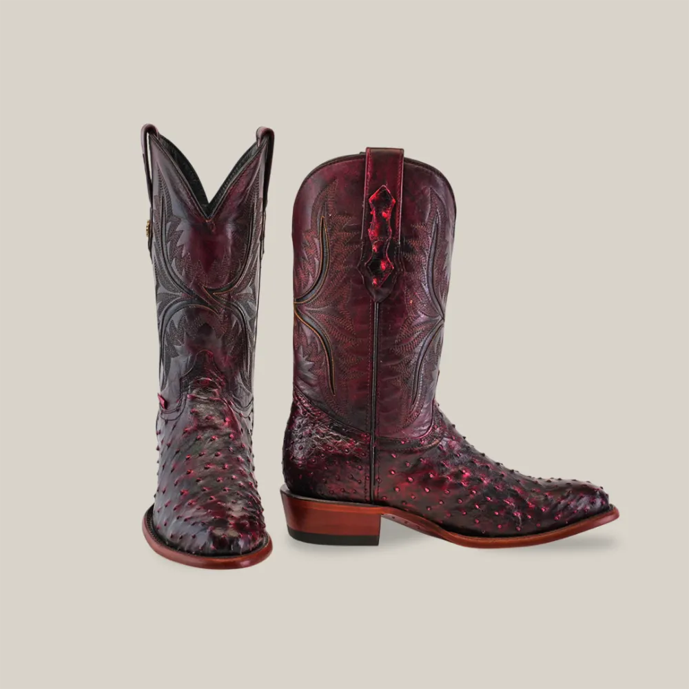 Black Cherry - Round Toe