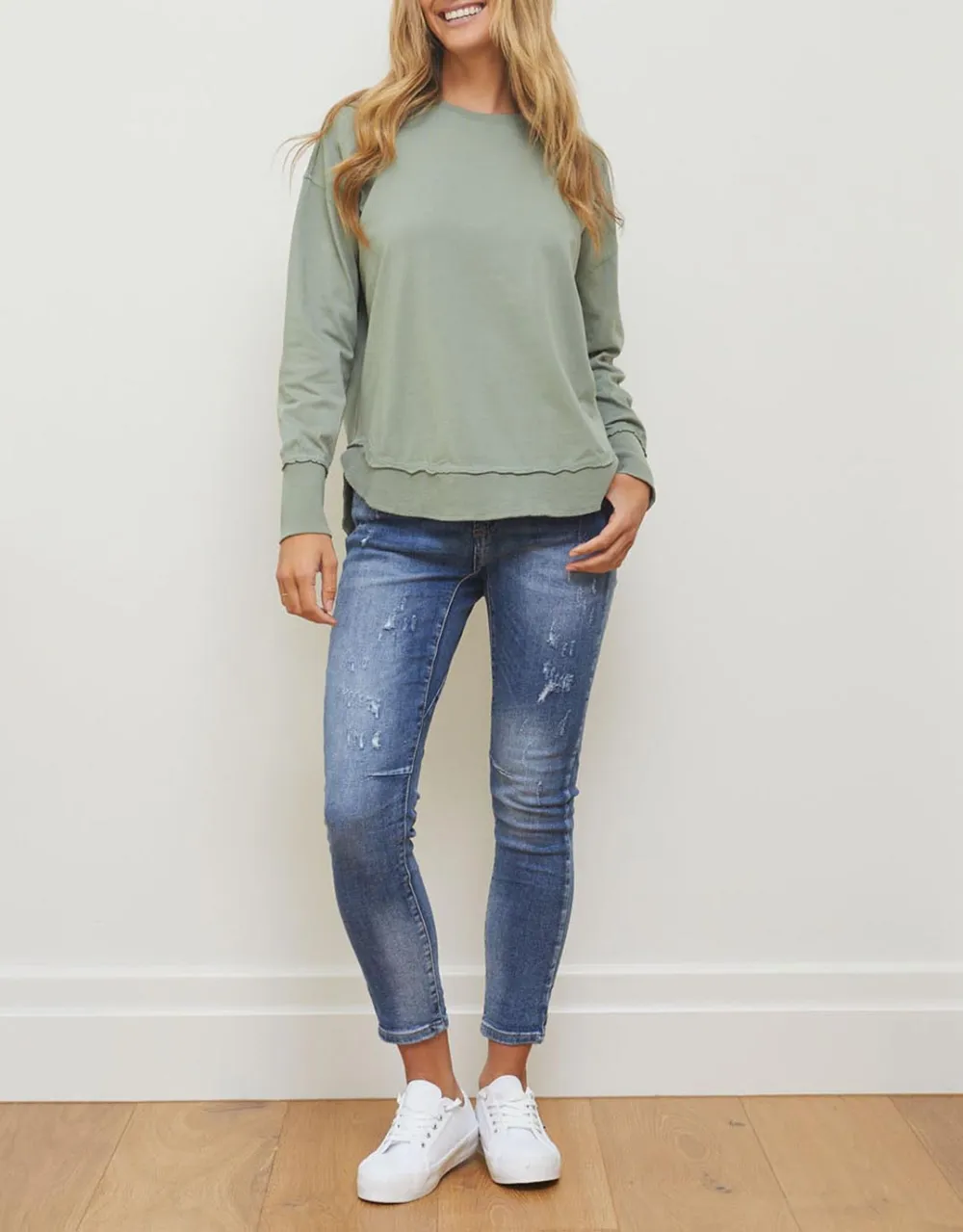 Farrah Long Sleeve - Sage