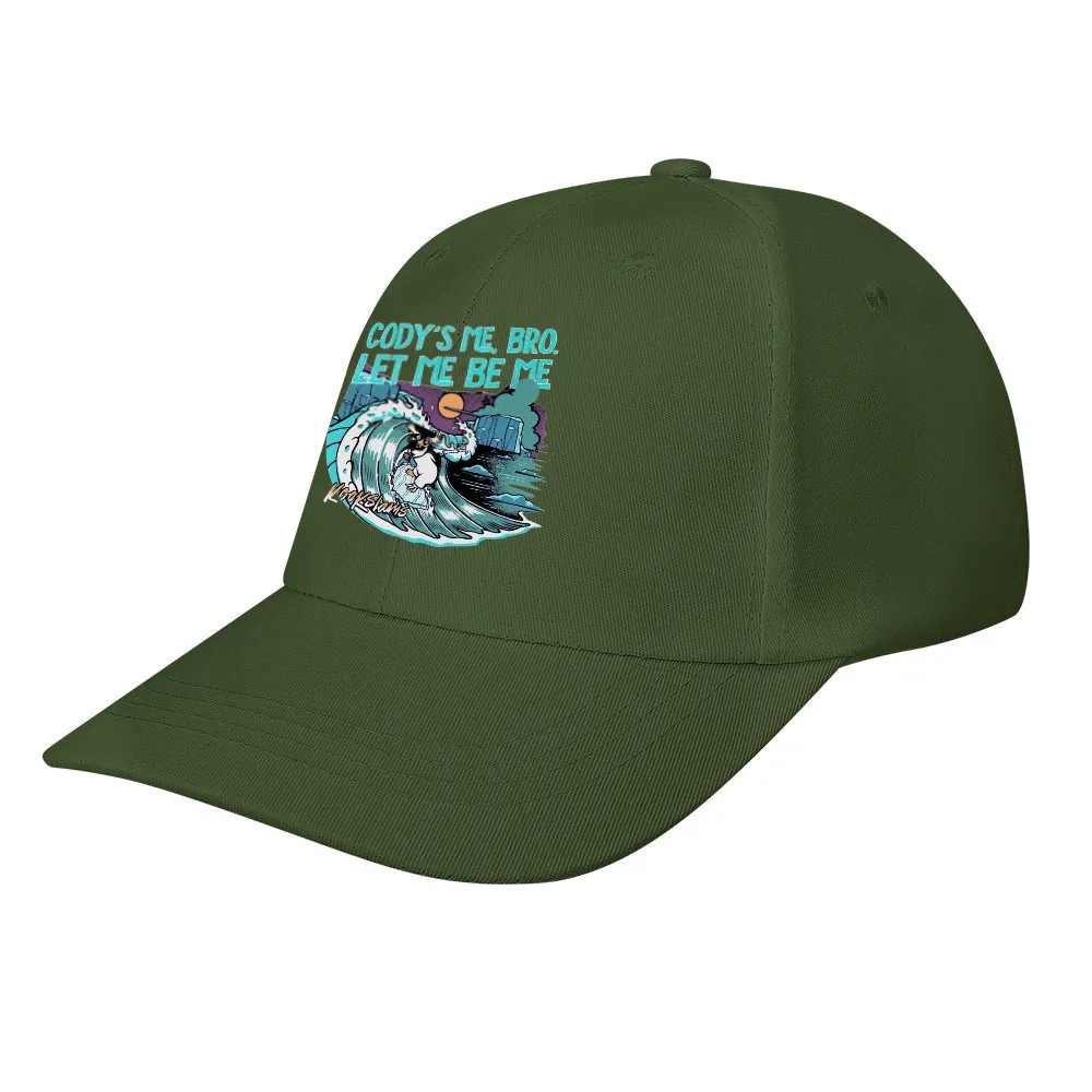 Gody'S Me, Bro. Let Me Be Me Printed Bent Rubber Baseball Cap