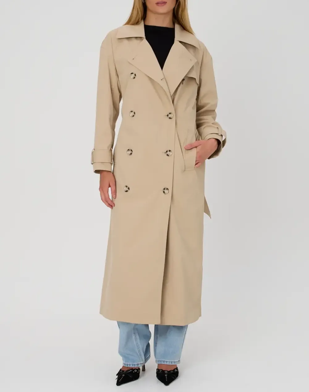 Classic Longline Trench Coat