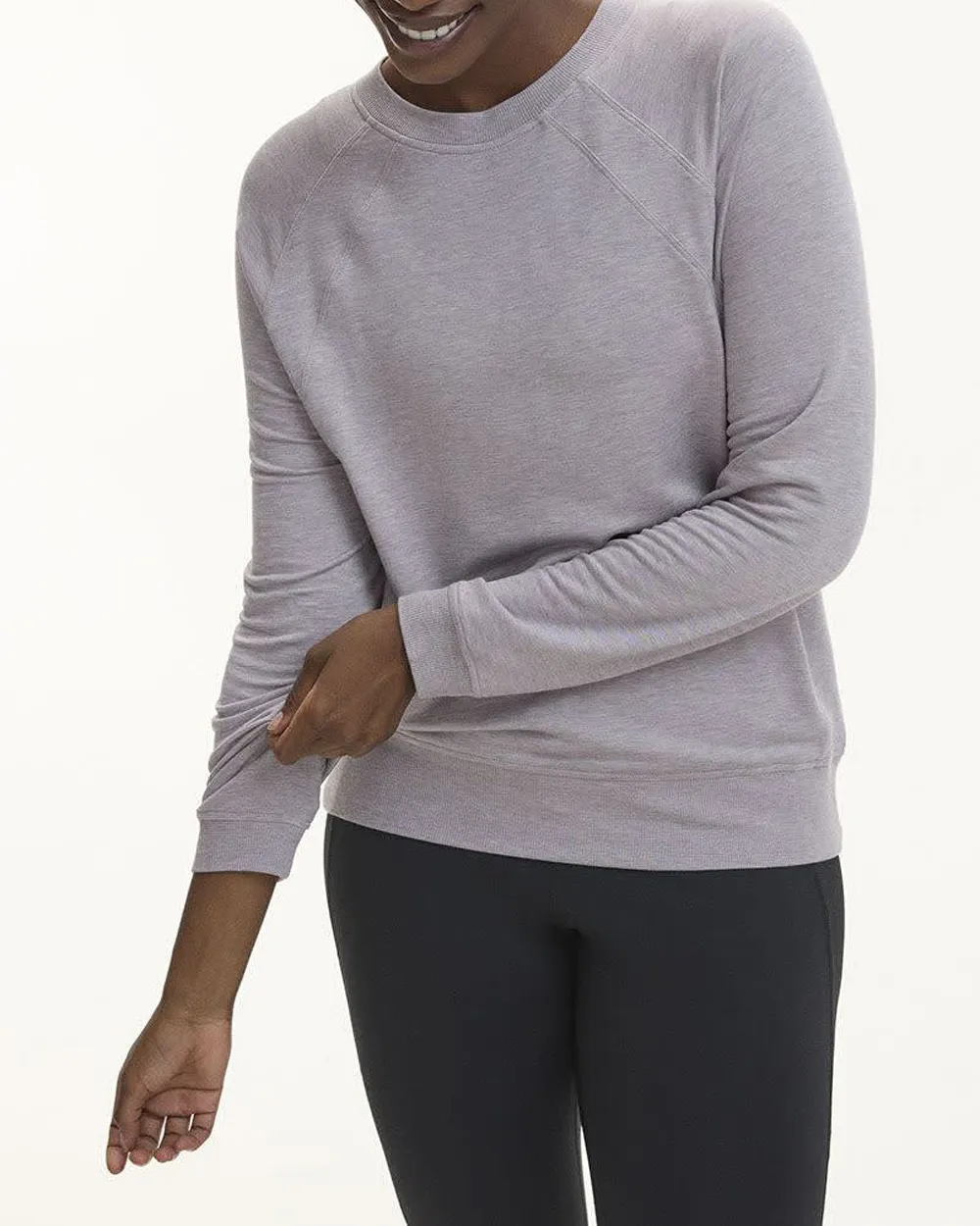 Long-Sleeve French Terry Sweatshirt - Hyba