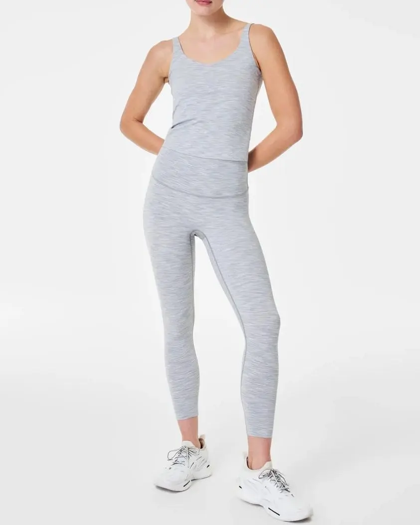 Active 7/8 Leggings - Heather Grey Spacedye