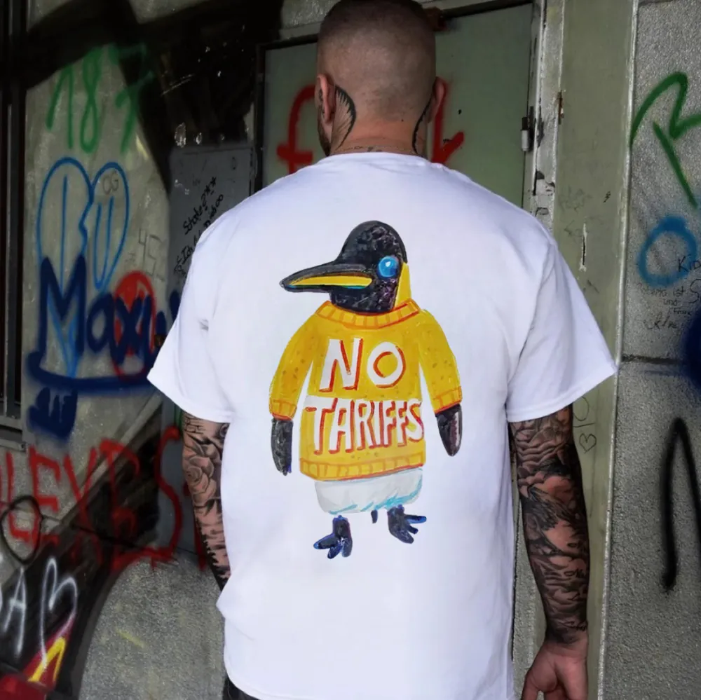 No Tariffs Printed Men's T-shirt