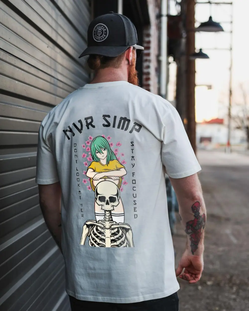 Don't Look At Her Printed Men's T-shirt