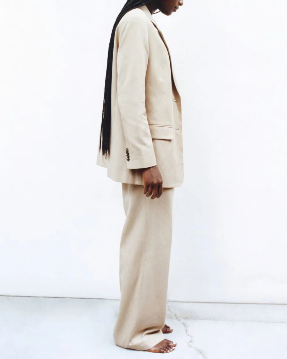 The Draper Pleated Pant in Buttersmooth