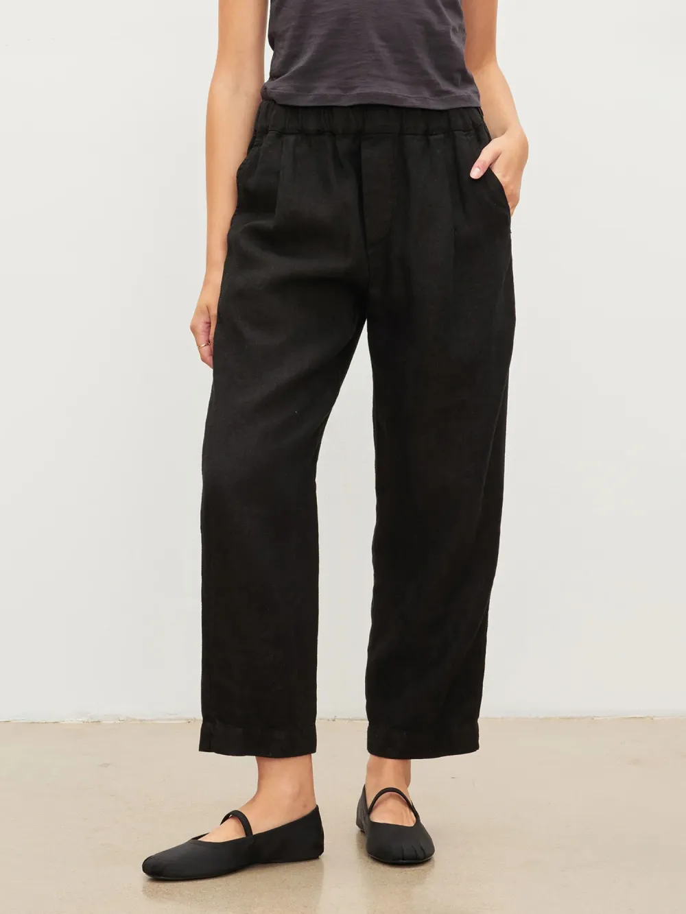 Jessie Heavy Linen Pant