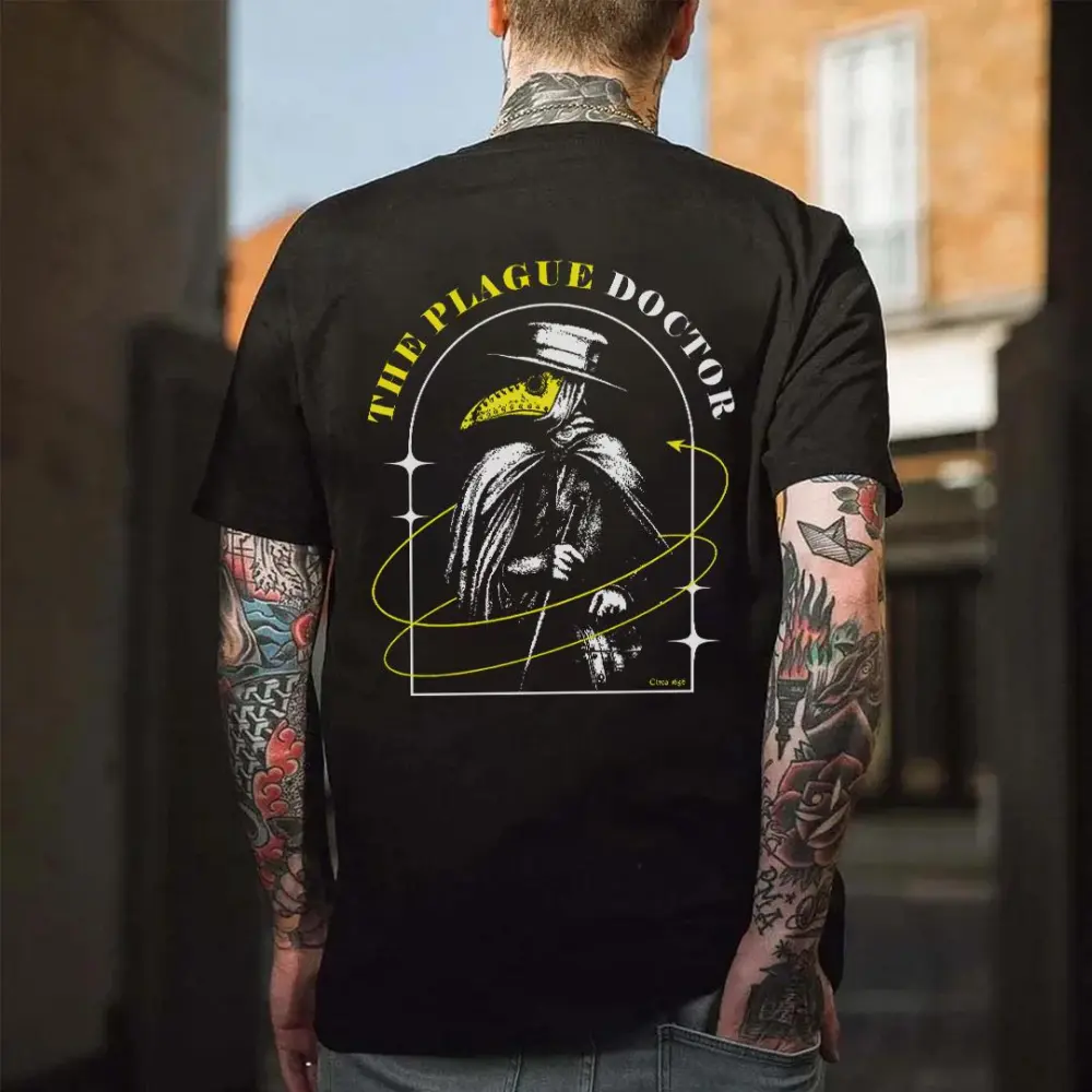 The Plague Doctor Printed Men's T-shirt