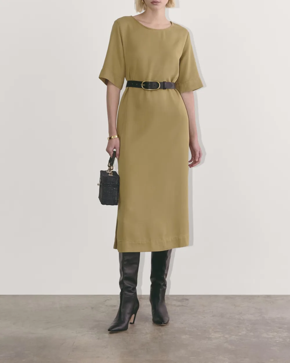 The Relaxed T-Shirt Dress in Buttersoft