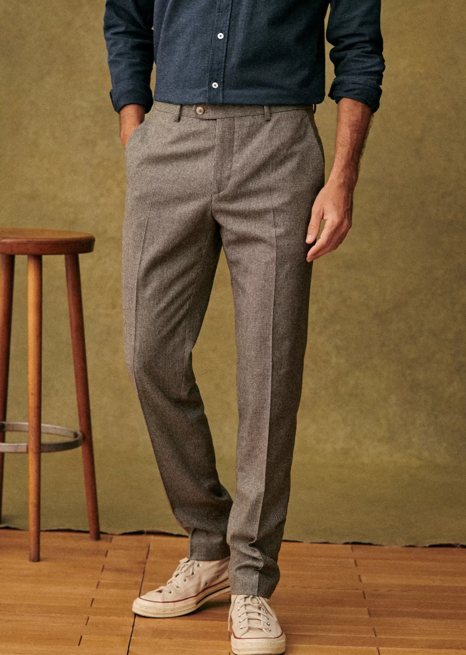 Carl Semi-Slim Fit Trousers