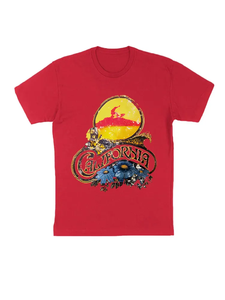 Surfing Surf Designer Hawaii Vintage Califonia T-Shirt