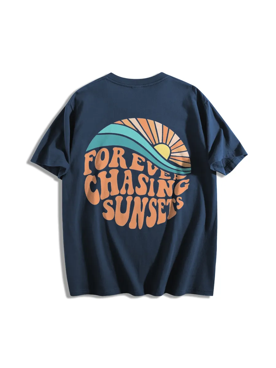 Sunset Beach Nature Travel T-Shirt